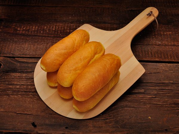#200 Gourmet Hot Dog Plain (6/poly)